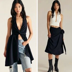 NWT FREE PEOPLE WE THE FREE ENDLESS NIGHTS DENIM CONVERTIBLE SKIRT